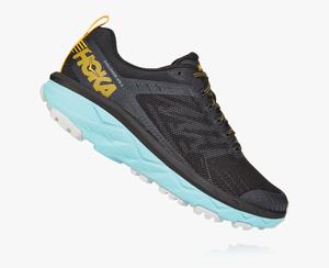 Hoka One One Women's Challenger ATR 5 Wide Trail Shoes Black/Light Green Sale Canada [AIUYS-2186]